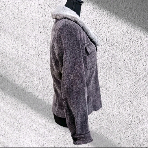 VTG Cadence Faux Fur Convertible Collar Blazer Jacket - Picture 2 of 11